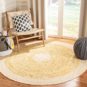 Safavieh Cape Cod Rug Collection CAP210D - Gold / Natural