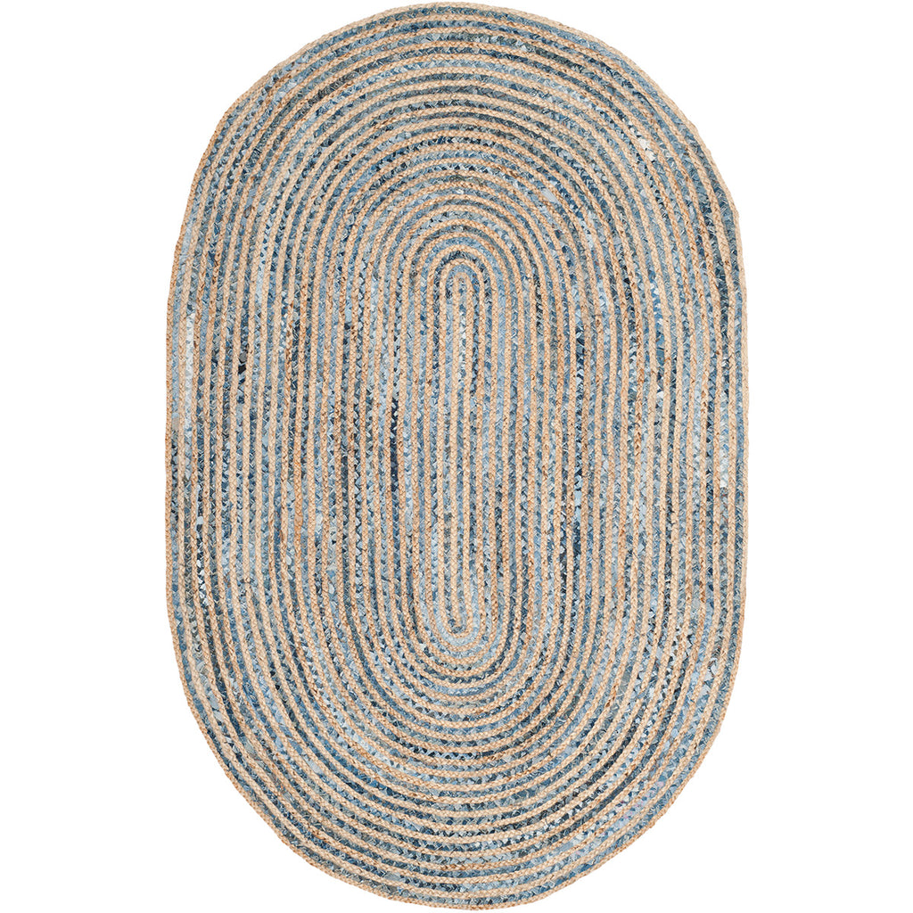 Safavieh Cape Cod Rug Collection CAP250A - Natural / Blue