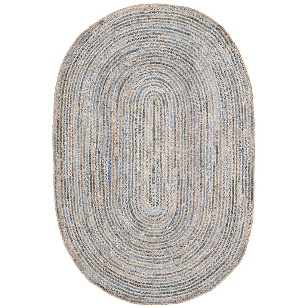 Safavieh Cape Cod Rug Collection CAP250A - Natural / Blue