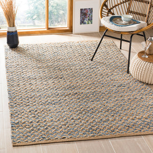 Safavieh Cape Cod Rug Collection CAP305M - Blue / Natural