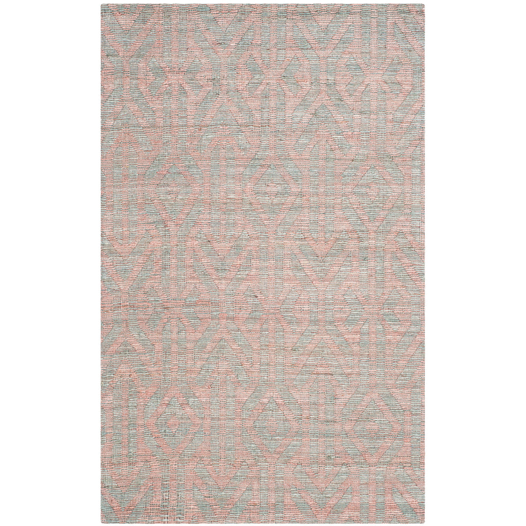 Safavieh Cape Cod Rug Collection CAP414A - Blue / Rust