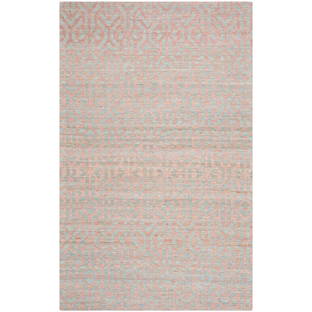 Safavieh Cape Cod Rug Collection CAP414A - Blue / Rust