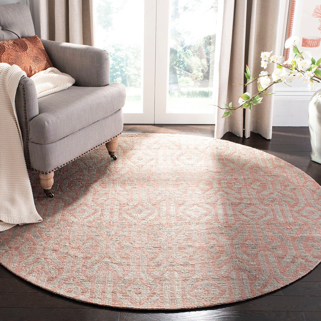 Safavieh Cape Cod Rug Collection CAP414A - Blue / Rust
