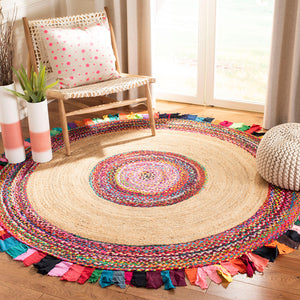 Safavieh Cape Cod Rug Collection CAP701P - Multi / Natural