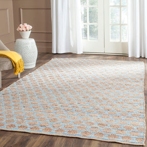 Safavieh Cape Cod Rug Collection CAP820B - Blue / Natural