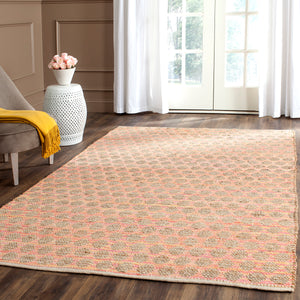 Safavieh Cape Cod Rug Collection CAP820G - Orange / Natural