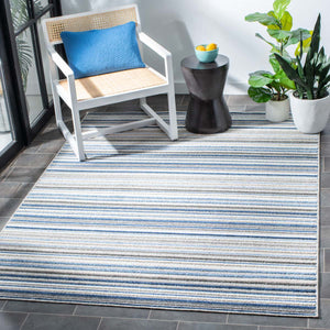 Safavieh Cabana Rug Collection CBN323F - Grey / Blue