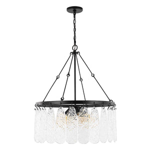 Safavieh Aremythia Chandelier - Black / Clear