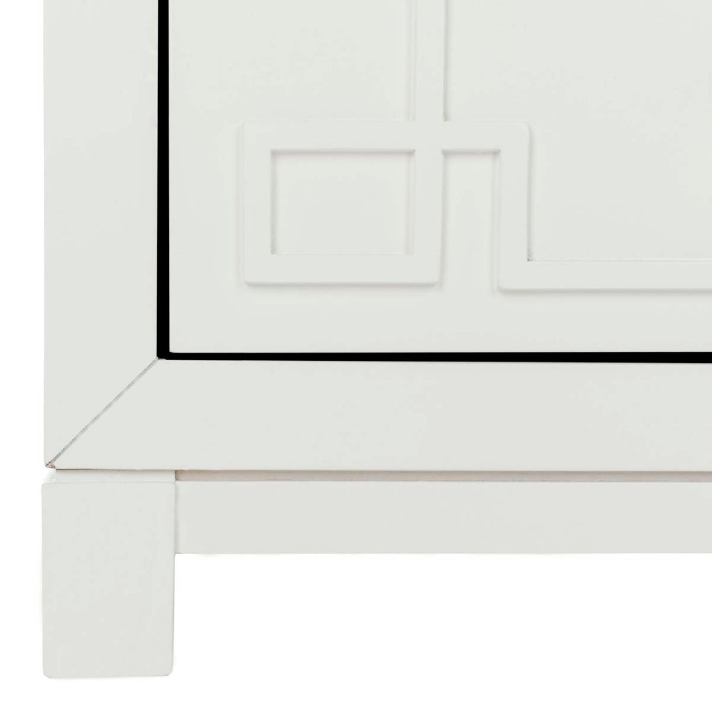 Safavieh Raina 3 Drawer Chest - White/Gold