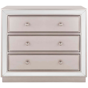 Safavieh Basie 3 Drawer Chest - Champagne