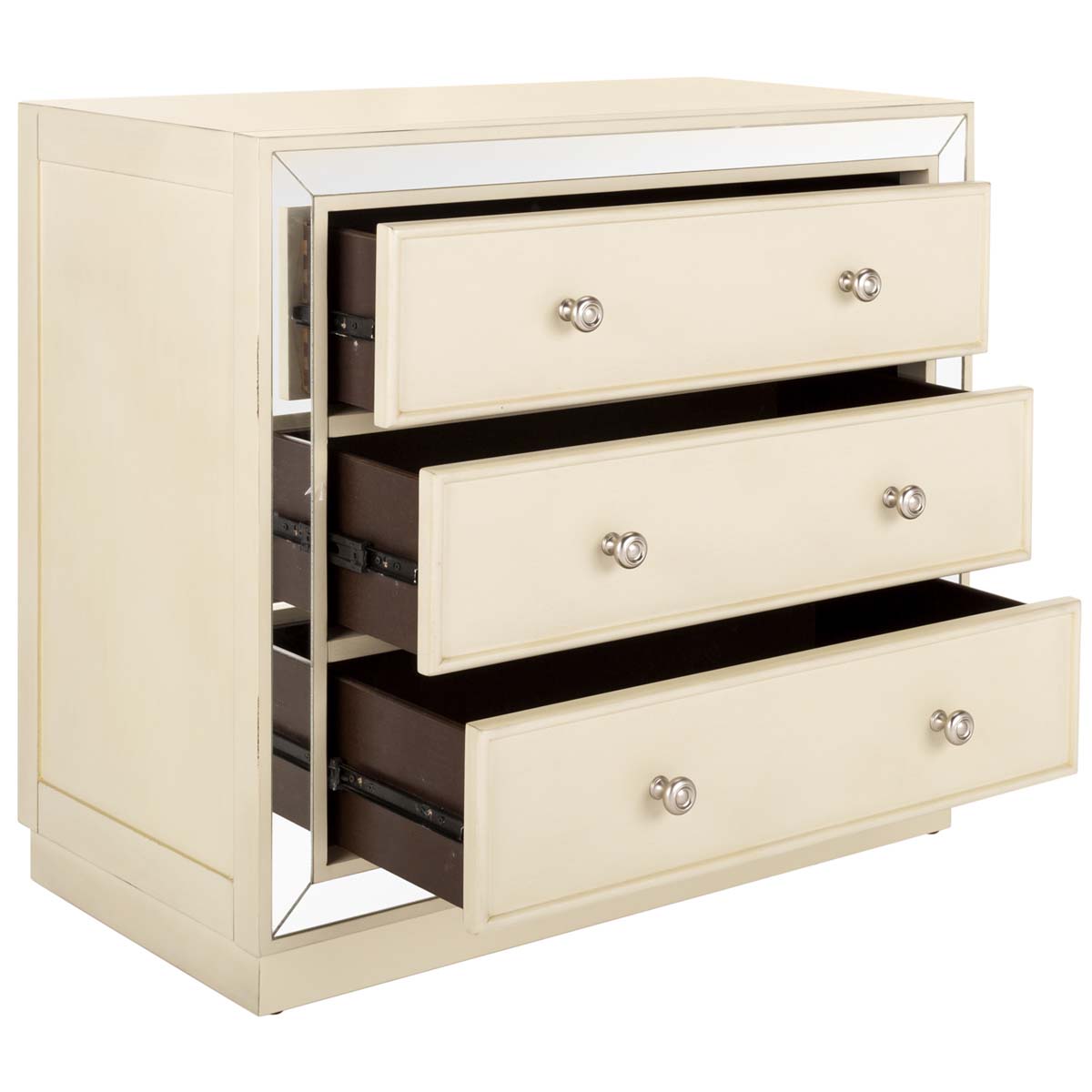 beige 3 drawer dresser Dresser with 3 drawers Milenne by Vox