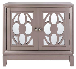 Safavieh Shannon 2 Door Chest - Champagne/Mirror