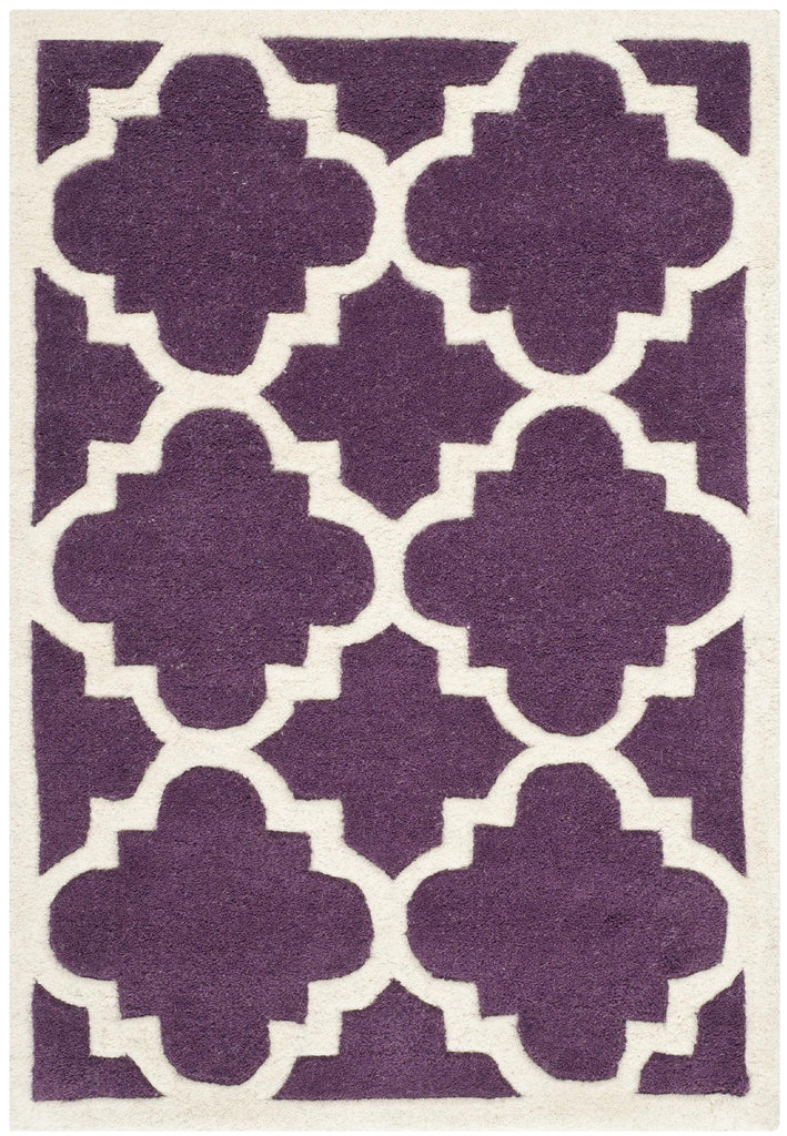 Safavieh Chatham Rug Collection CHT730F - Purple / Ivory