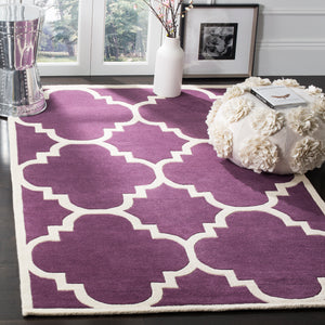 Safavieh Chatham Rug Collection CHT730F - Purple / Ivory