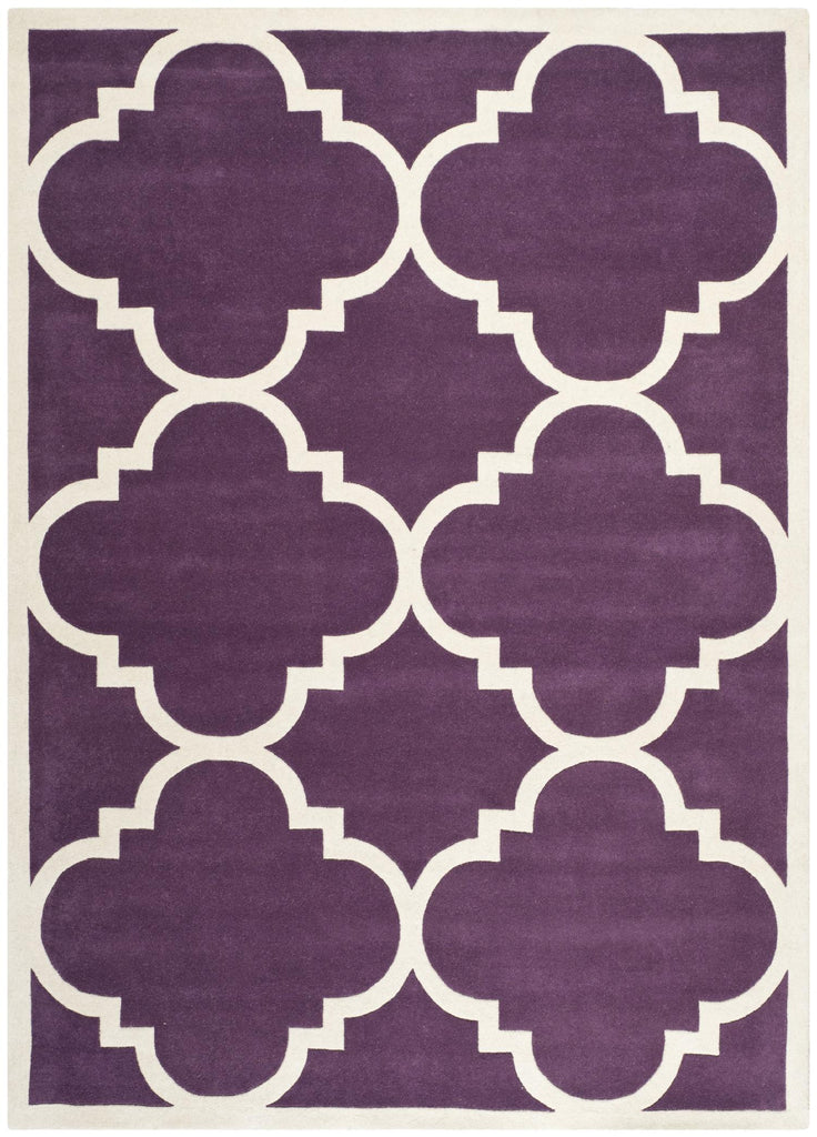 Safavieh Chatham Rug Collection CHT730F - Purple / Ivory