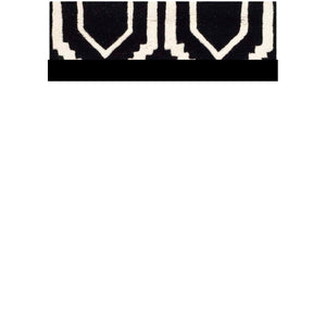 Safavieh Chatham Rug Collection CHT731K - Black / Ivory