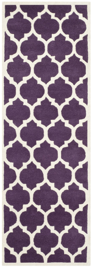 Safavieh Chatham Rug Collection CHT734F - Purple / Ivory