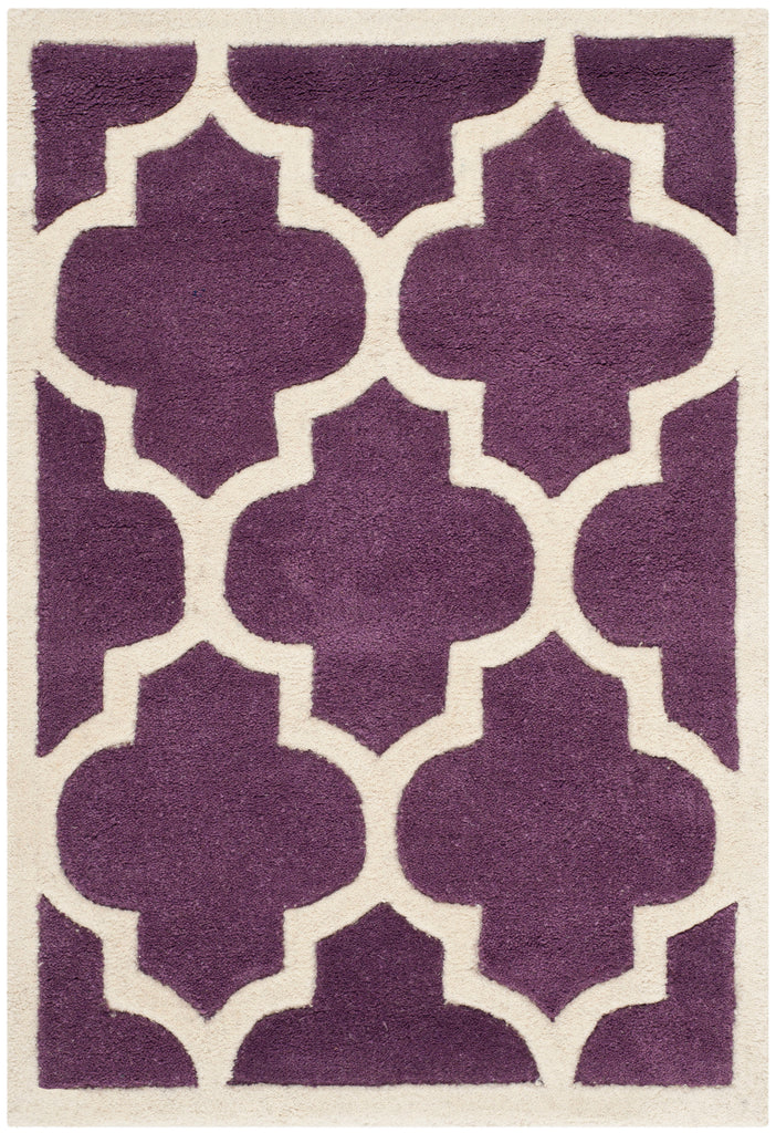 Safavieh Chatham Rug Collection CHT734F - Purple / Ivory