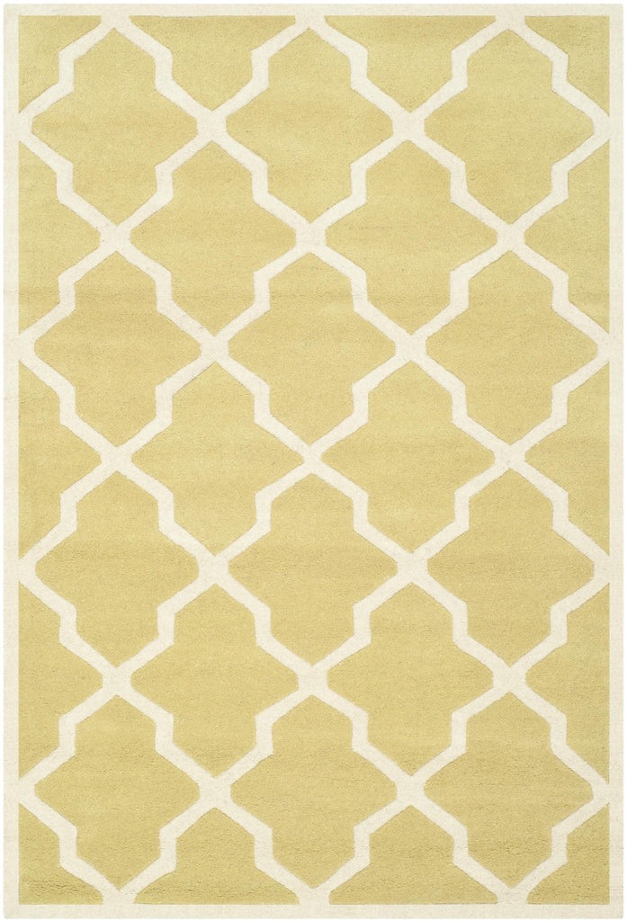 Safavieh Chatham Rug Collection CHT735L - Light Gold / Ivory