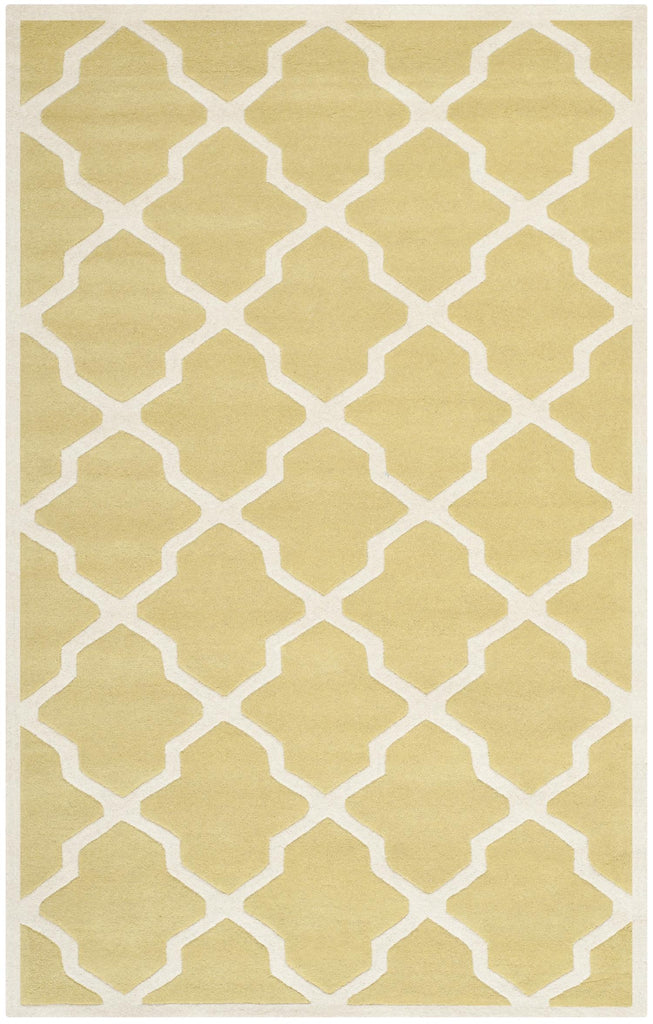 Safavieh Chatham Rug Collection CHT735L - Light Gold / Ivory