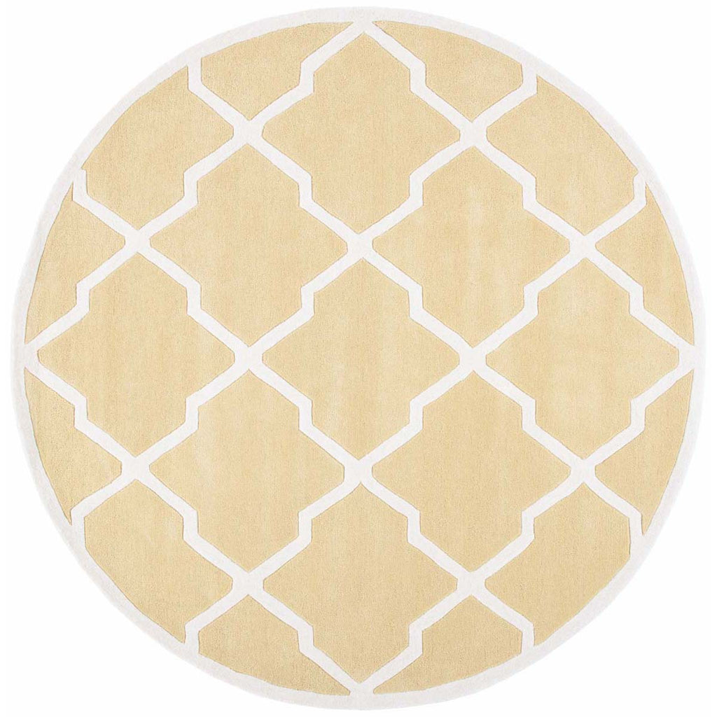Safavieh Chatham Rug Collection CHT735L - Light Gold / Ivory