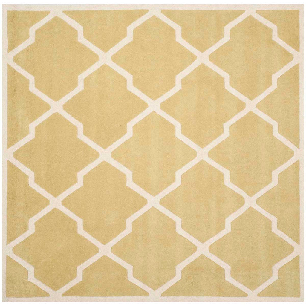 Safavieh Chatham Rug Collection CHT735L - Light Gold / Ivory