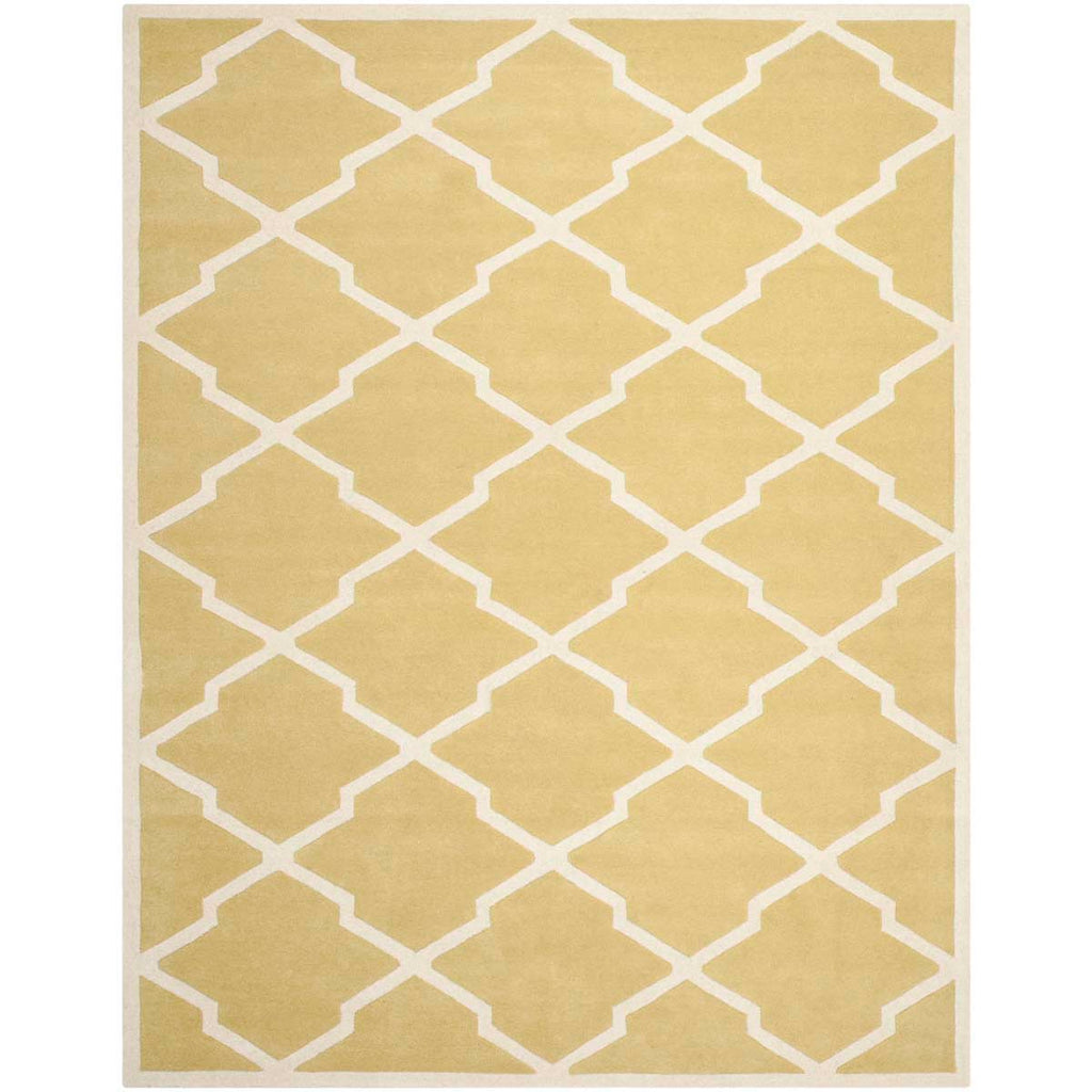 Safavieh Chatham Rug Collection CHT735L - Light Gold / Ivory
