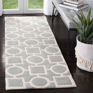 Safavieh Chatham Rug Collection CHT737E - Grey / Ivory
