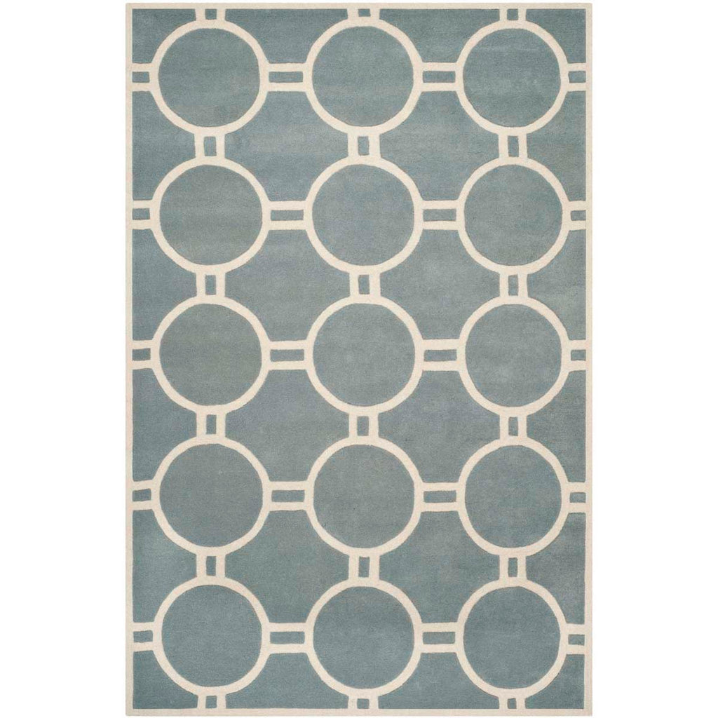 Safavieh Chatham Rug Collection CHT739B - Blue / Ivory