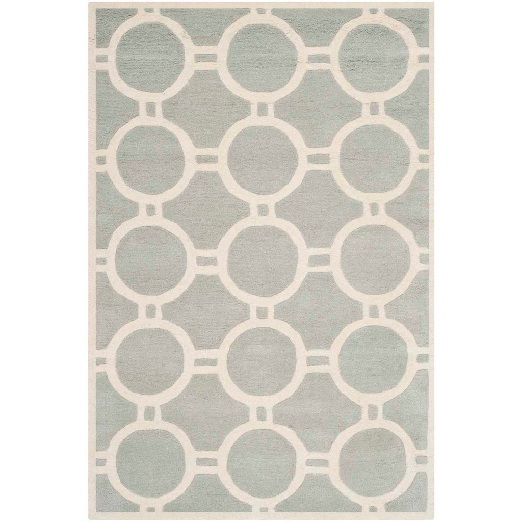 Safavieh Chatham Rug Collection CHT739E - Grey / Ivory