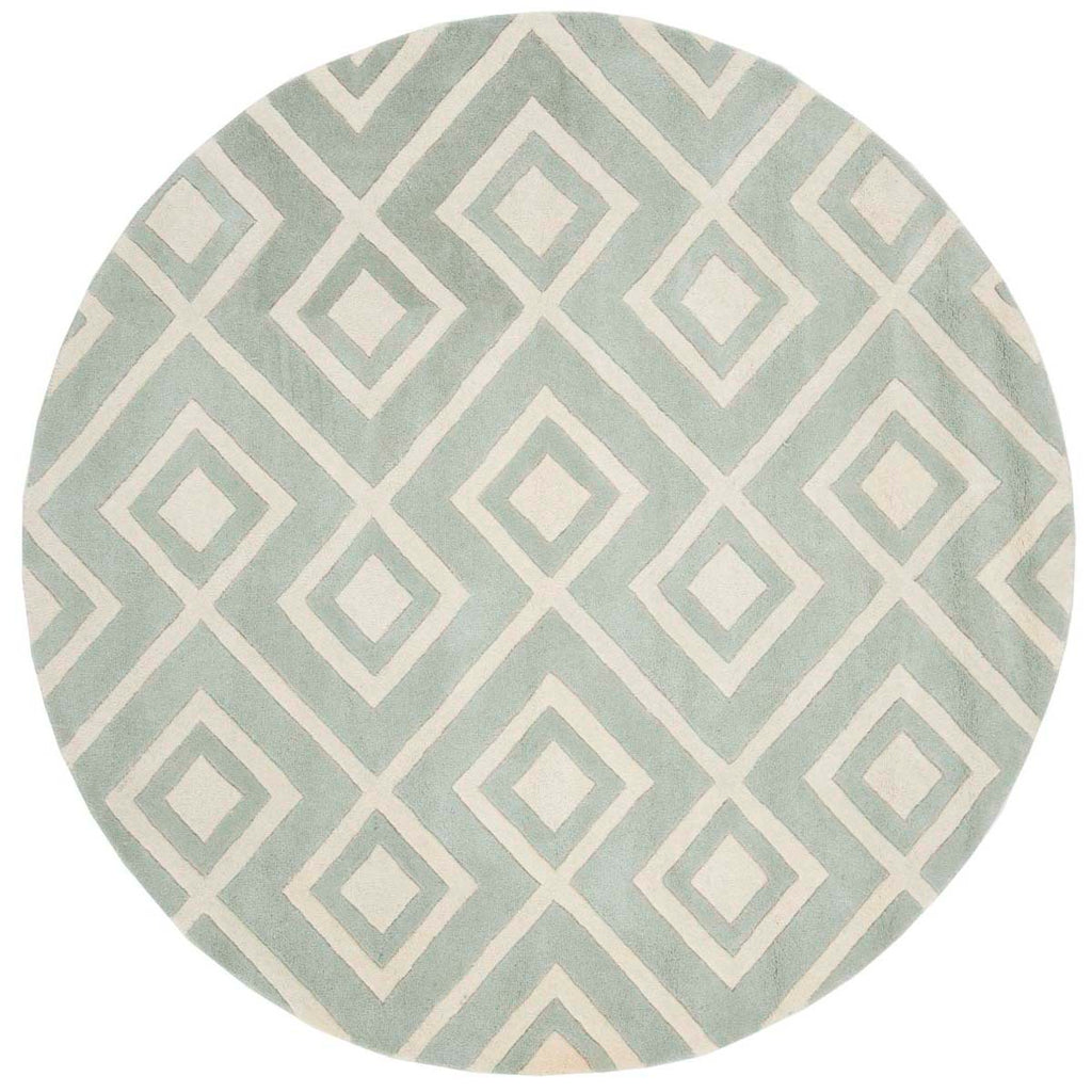 Safavieh Chatham Rug Collection CHT742E - Grey / Ivory