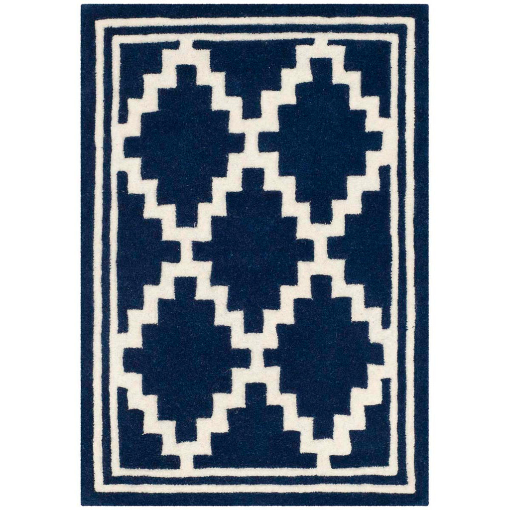 Safavieh Chatham Rug Collection CHT743C - Navy / Ivory