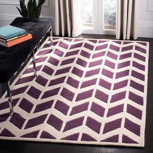 Safavieh Chatham Rug Collection CHT746F - Purple / Ivory