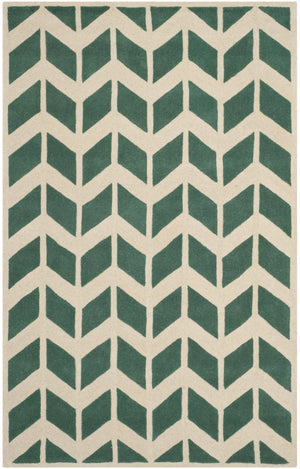 Safavieh Chatham Rug Collection CHT746T - Teal / Ivory