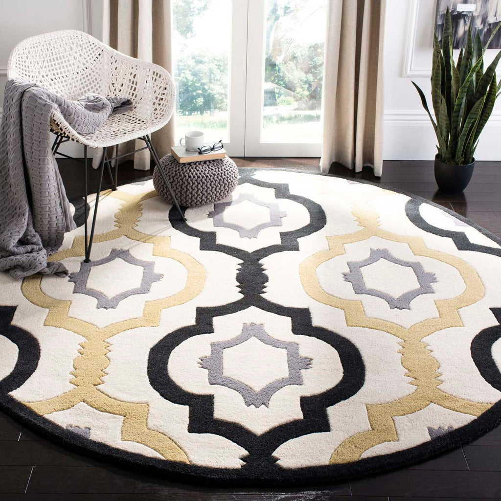 Safavieh Chatham Rug Collection CHT747A - Ivory / Multi