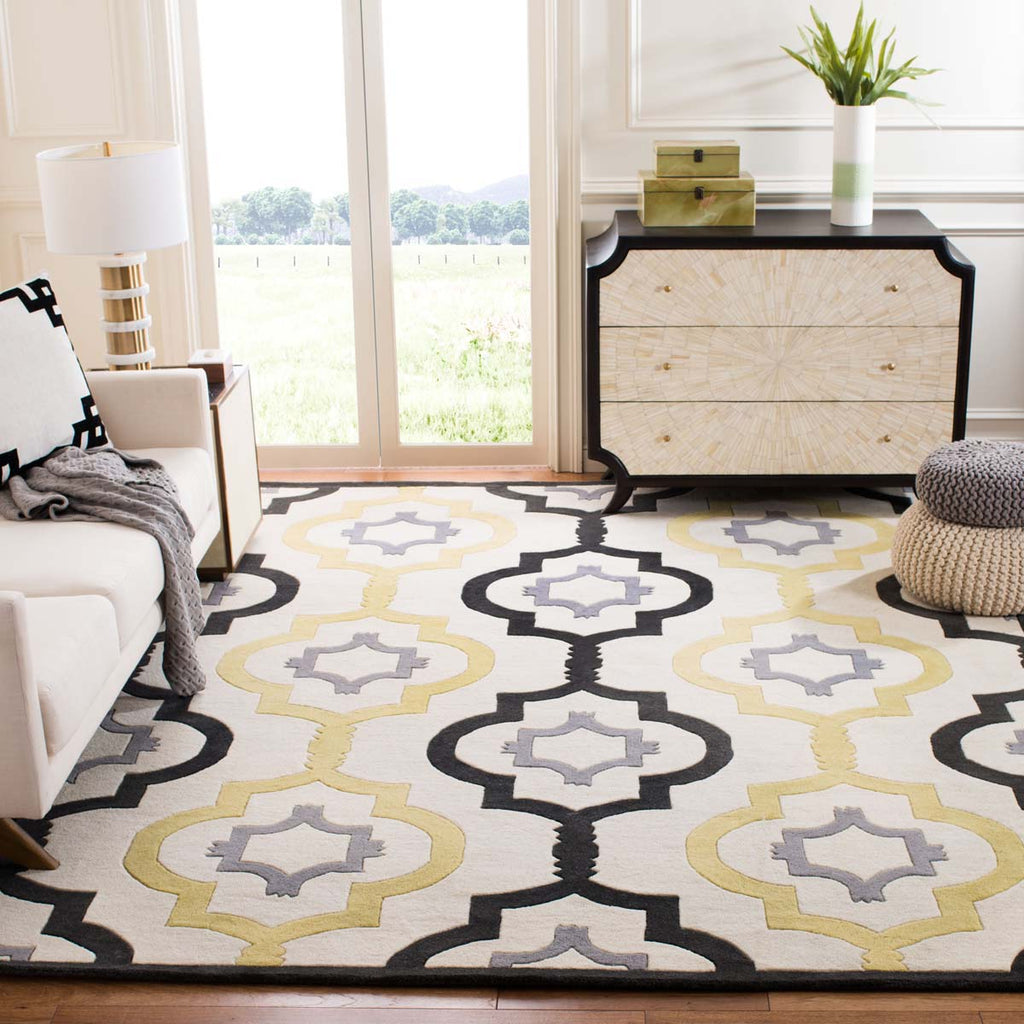 Safavieh Chatham Rug Collection CHT747A - Ivory / Multi