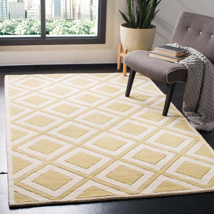 Safavieh Chatham Rug Collection CHT759L - Gold / Ivory