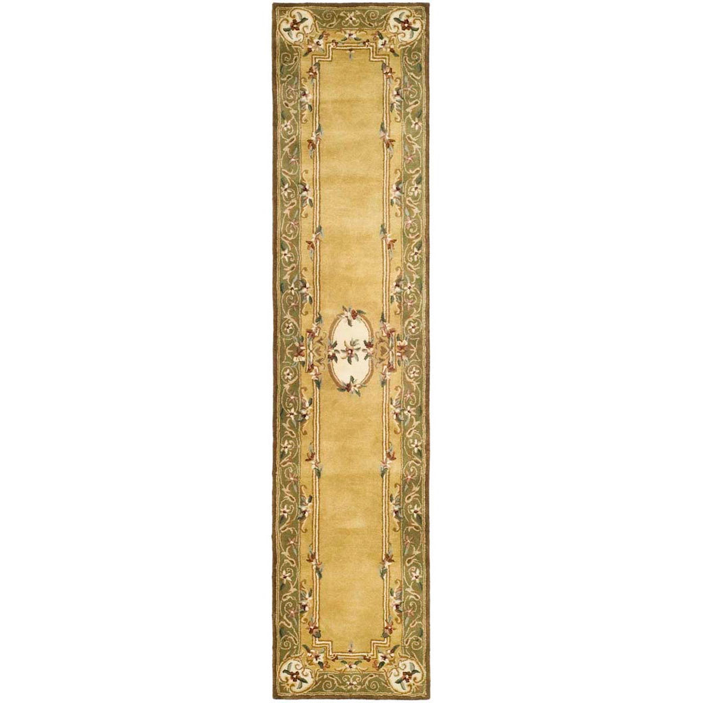 Safavieh Classic Rug Collection CL280A - Light Gold / Green