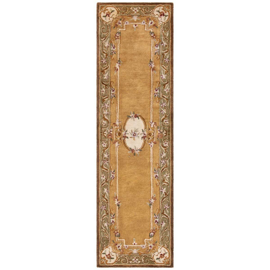 Safavieh Classic Rug Collection CL280A - Light Gold / Green