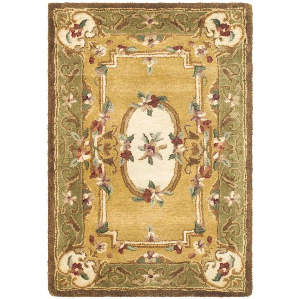 Safavieh Classic Rug Collection CL280A - Light Gold / Green