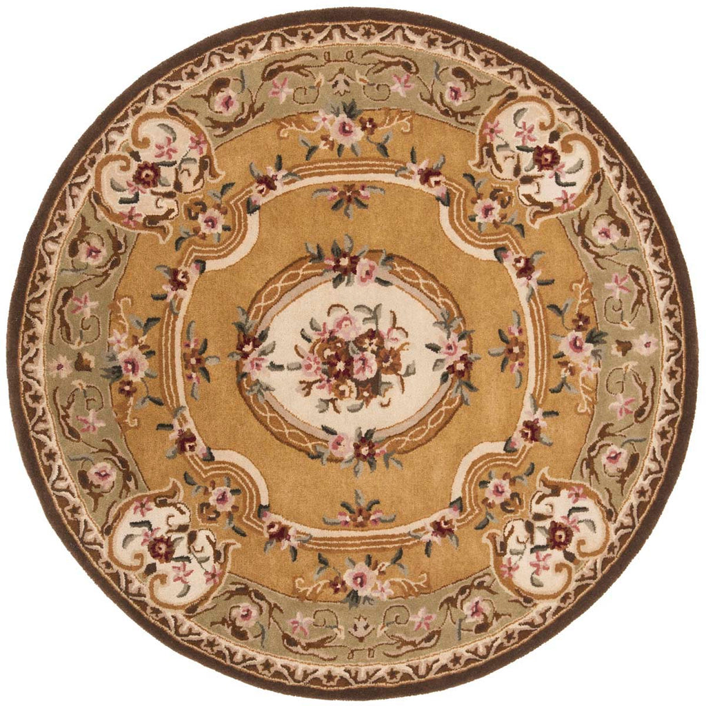 Safavieh Classic Rug Collection CL280A - Light Gold / Green