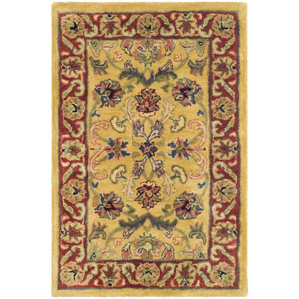 Safavieh Classic Rug Collection CL398A - Gold / Red