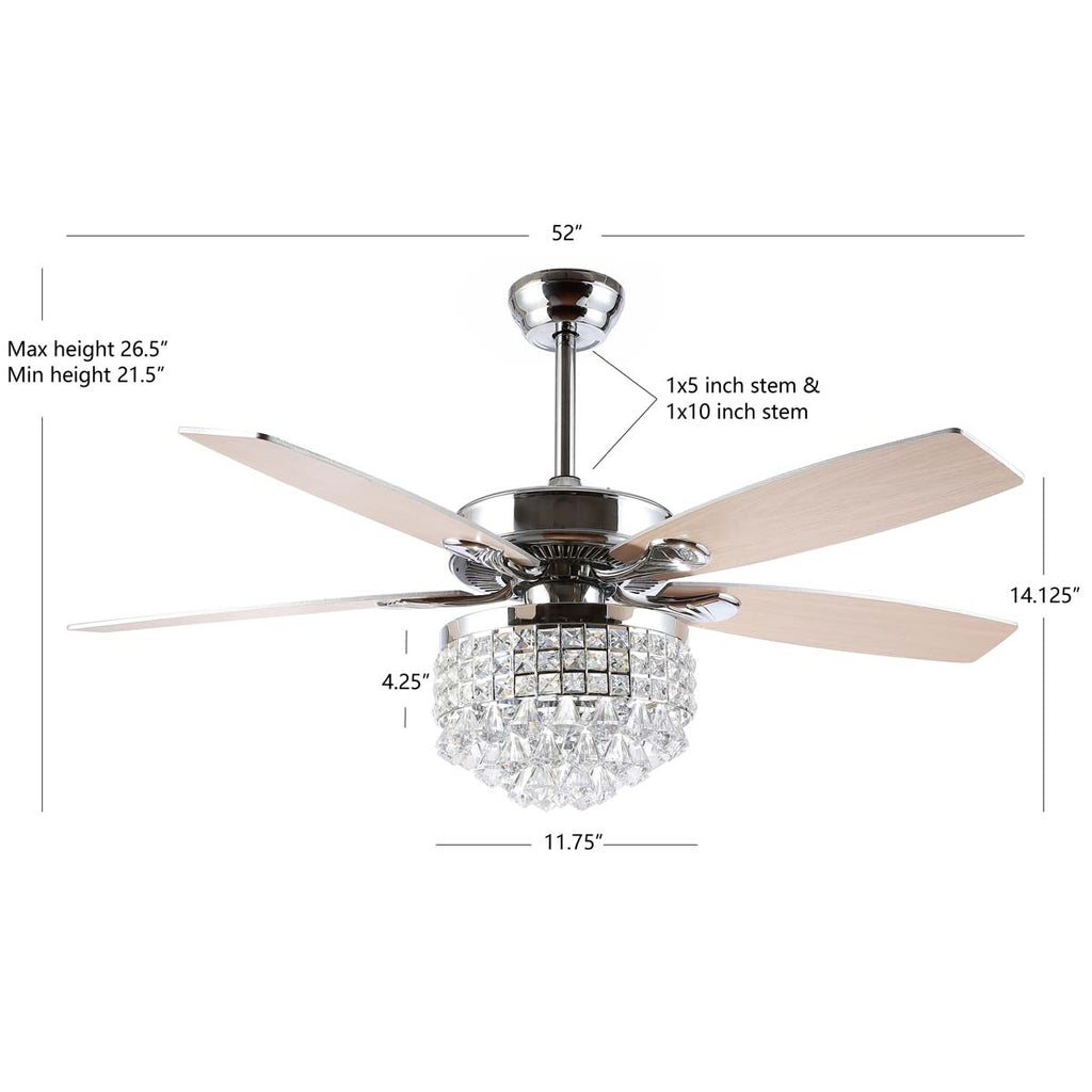 Safavieh Lanzer Ceiling Light Fan