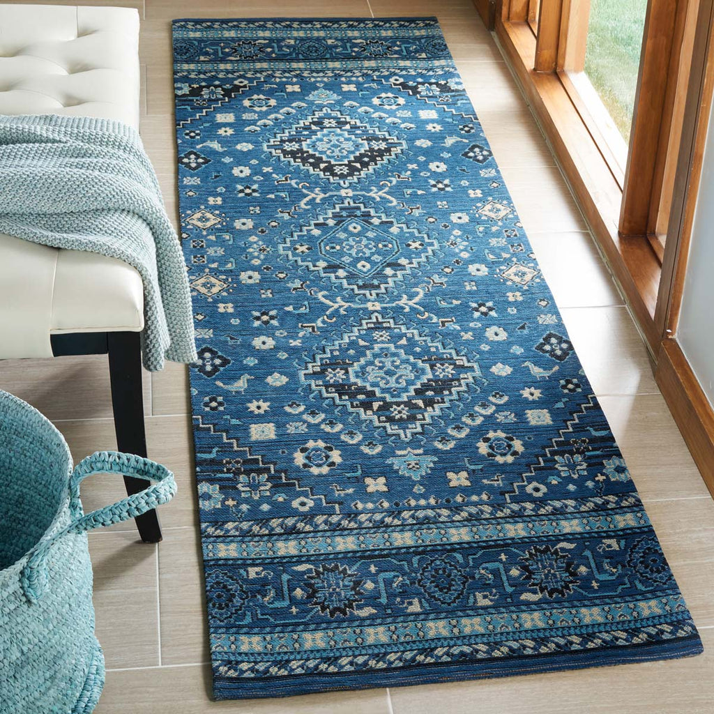 Safavieh -Classic Vintage Rug Collection 101M - Blue / Charcoal