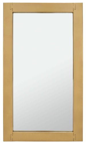 Safavieh Couture Ayden Rectangle Mirror - Brass