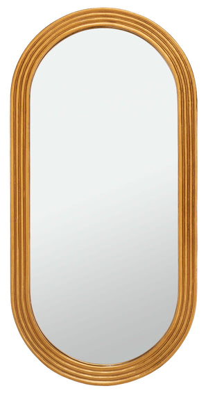 Safavieh Couture Jeanelle Oval Gold Mirror - Gold