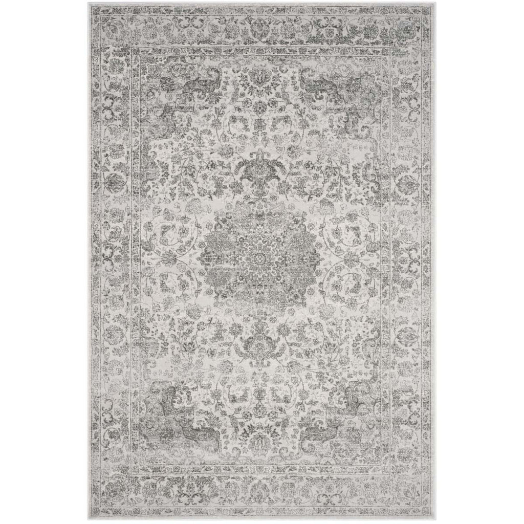 Safavieh Carnegie Rug Collection CNG631K - Cream / Dark Grey