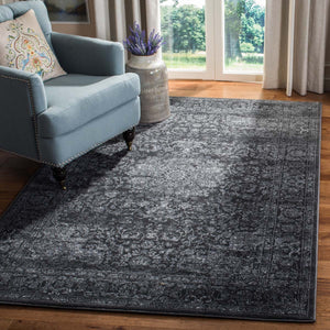 Safavieh Carnegie Rug Collection CNG631P - Dark Grey / Cream