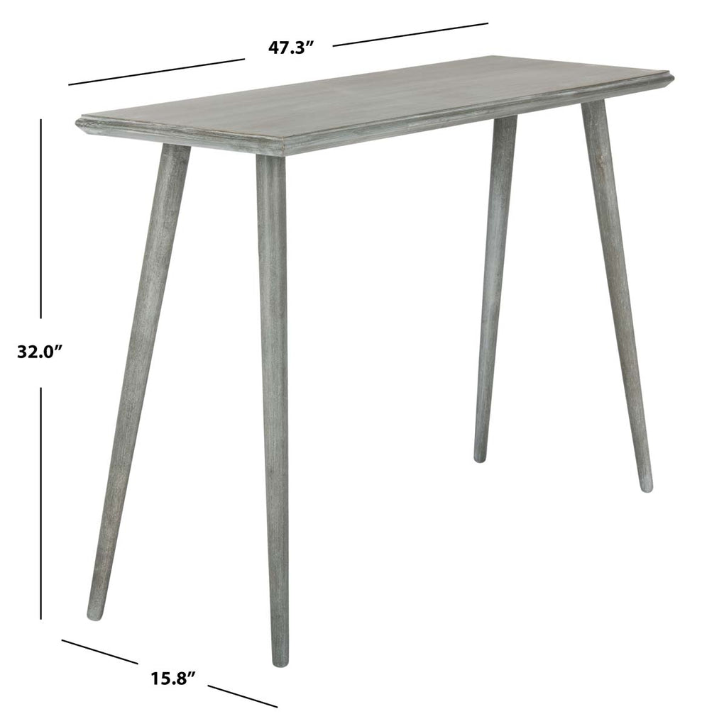 Safavieh Marshal Console Table - Slate Grey