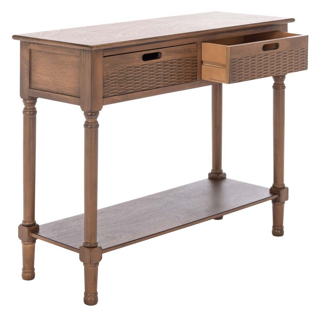 Safavieh Landers 2 Drawer Console-Brown